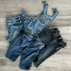 Lot of 6 month baby girl jeans